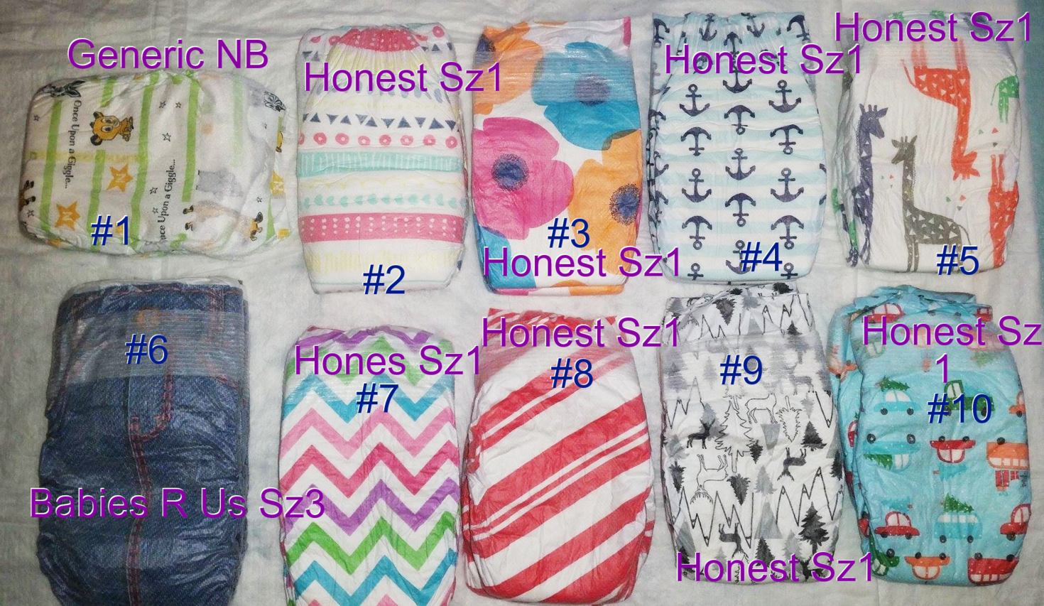 honest diapers size 2