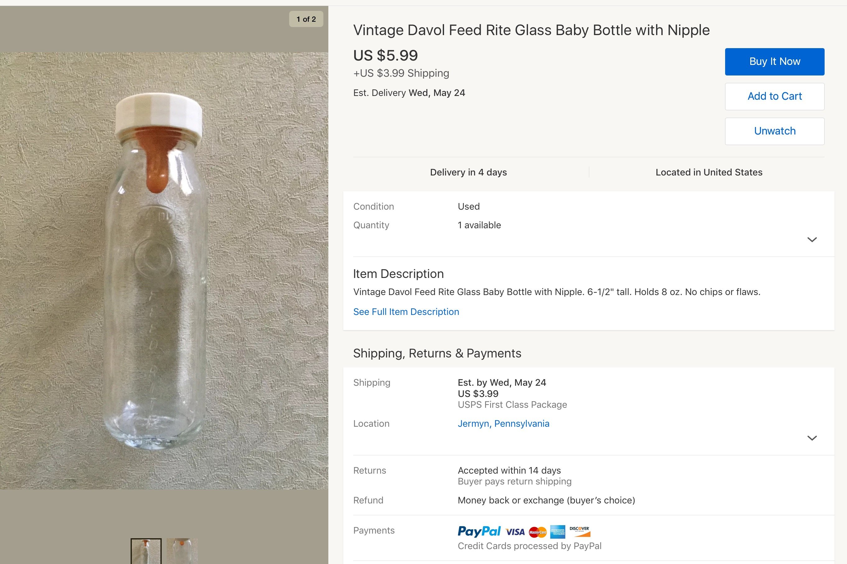 vintage evenflo glass baby bottles