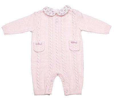 sarah-louise-baby-girls-pink-cable-knit-sweater-romper-with-floral-collar-and-bows-3