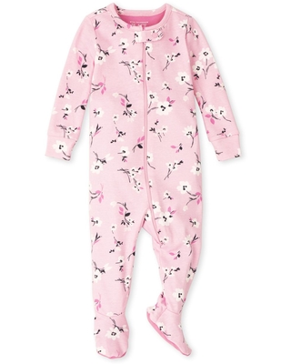 s-baby-and-toddler-floral-snug-fit-cotton-one-piece-pajamas-pink-the-childrens-place
